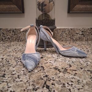 Elegant Blue Women's Heels